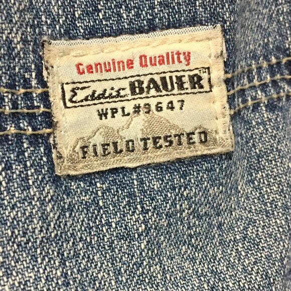 VINTAGE EDDIE BAUER CARPENTER WIDE LEG JEANS SIZE 34 X 32 - Picture 10 of 11